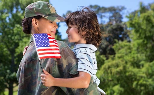 In a military divorce, Washington State divorce law does focus on the best interests of the children.